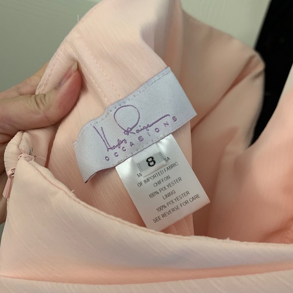 Blush Pink Hayley Paige Bridesmaid Dress | Formal Dress | Size 8 - Picture 4 of 6